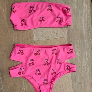 Beach Riot Cherry Bikini Size Small